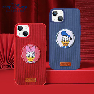 Disney 迪士尼 iPhone 12 TPU+灯芯绒+皮料手机壳 黛丝