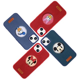 Disney 迪士尼 iPhone 12 TPU+灯芯绒+皮料手机壳 黛丝