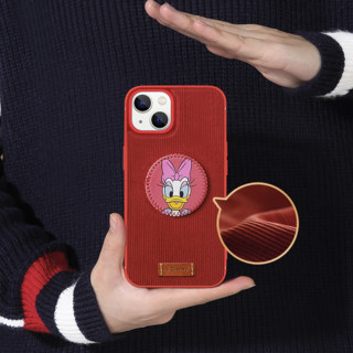 Disney 迪士尼 iPhone 12 TPU+灯芯绒+皮料手机壳 黛丝