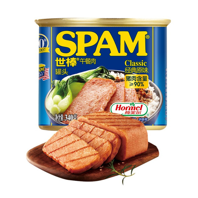 SPAM 午餐肉罐头 经典原味 340g