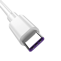铭爵狐 Type-C 40W 数据线 TPE 2.0m 白色 两条装