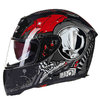 GXT 358 摩托车头盔 全盔 黑红 L码