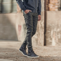 G-STAR RAW男士时尚休闲5620 3D机车破洞牛仔裤D01252(2932、waxed black destroyed cobler)