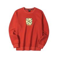 XTEP 特步 春风得意系列 男子运动卫衣 880129050159 红色 L