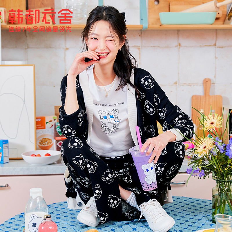 HSTYLE 韩都衣舍 UF0001 女士毛衣外套