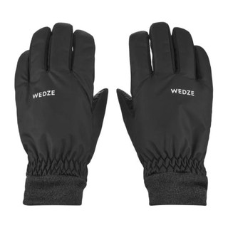 DECATHLON 迪卡侬 Adult Ski Gloves 100 Light 中性滑雪手套 8602262 黑色 XL