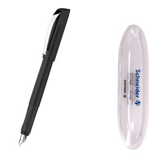 Schneider 施耐德 德国原装进口 钢笔 克里普 黑色 EF尖 单支装带笔盒