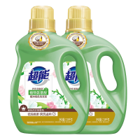超能 植沐悦色洗衣液 绿色风铃草香氛 2.38kg*2