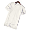 QAWETI 男士圆领短袖T恤 BC17O1 纯白色 M