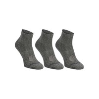 DECATHLON 迪卡侬 Mid Sports Socks 中性运动中筒袜 8395048 灰色 39-42 3双装