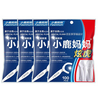 Fawnmum 小鹿妈妈 炫虎仿生学牙线棒袋装 100支*4