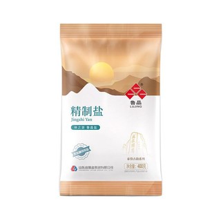 LUJING 鲁晶 未加碘 精制盐 400g