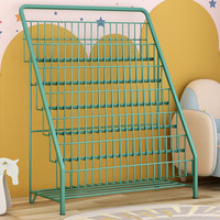 索尔诺 9896 多功能绘本收纳架 淡绿色 六层