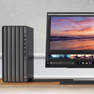 HP 惠普 ENVY TE01 十一代酷睿版 游戏台式机 黑色（酷睿i7-11700F、RTX 3060Ti 8G、16GB、256GB SSD+1TB HDD、风冷）