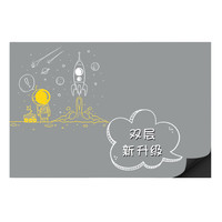 磁博士 CBS168801 磁性双层软书写板 90*180cm 静灰色