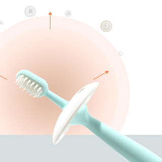 gb 好孩子 F80121 婴儿硅胶牙刷 蓝色