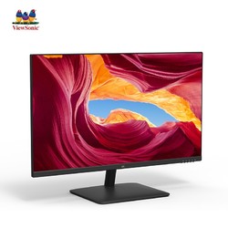 ViewSonic 优派 23.8英寸三微边2K高清 IPS 5ms 75hz HDR10 防撕裂低蓝光节能电脑显示器VA2462-2K-HD