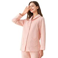 Joyourbaby 佳韵宝 JAD321468 产妇纯棉保暖月子服套装 米琪粉 L