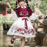 贵公主 雪地滚滚 Lolita洛丽塔 女士连衣裙