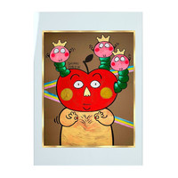 WE GALLERY 维格列艺术 姚文爽《迷失在青虫里的红苹果》40x50cm 艺术微喷