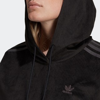 adidas阿迪达斯官网三叶草女装秋季运动套头衫GU0811（36、汉玉白）