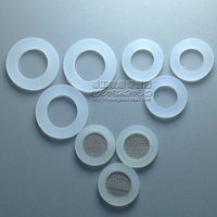 波纹管软管进水管密封圈垫片6分硅胶垫片4分硅胶垫片带过滤网垫片