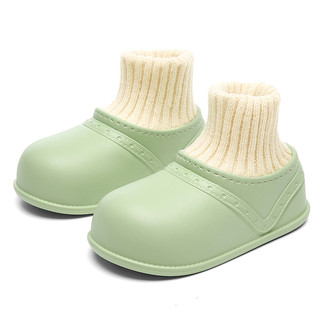 儿童棉鞋秋冬可爱卡通防水室内外包跟男女童防滑软底保暖居家鞋