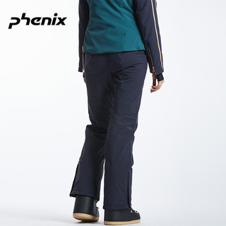 phenix菲尼克斯滑雪裤女新品防水保暖单双板滑雪裤修身ES982OB57（M、酒红BO）