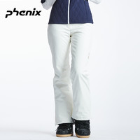 phenix菲尼克斯滑雪裤女新品防水保暖单双板滑雪裤修身ES982OB57（S、米色BE）