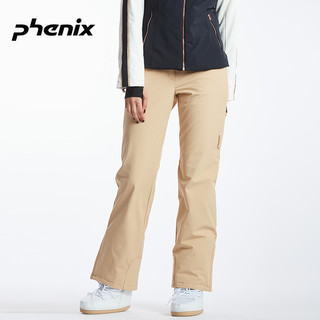 Phenix 菲尼克斯滑雪裤女新品防水保暖单双板滑雪裤修身ES982OB57（L、黑色BK）
