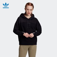 adidas阿迪达斯官网三叶草女装春秋运动连帽套头衫GD3895