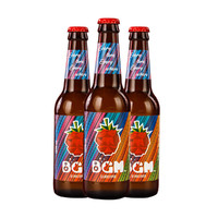 青岛啤酒 BGM混合莓味拉格啤酒11度330ml*24瓶整箱装