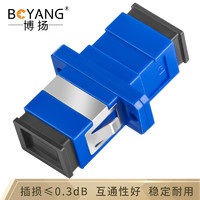 BOYANG 博扬 BY-F11 电信级SC耦合器 SC接口 光纤法兰盘适配器光纤延长对接头