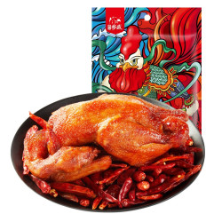 乡盛德州麻辣鸡450g烧鸡扒鸡腊味熟食山东特产卤味脱骨鸡肉辣味麻油鸡