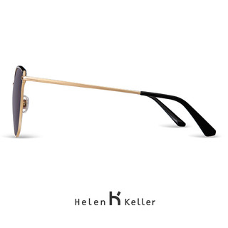海伦凯勒新款个性猫眼墨镜女士偏光开车镜潮流时尚前卫太阳镜8708