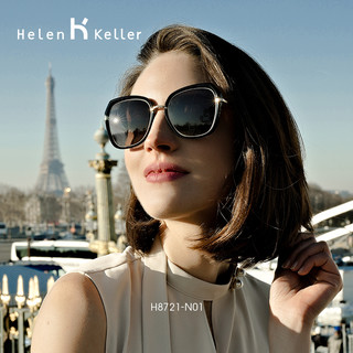海伦凯勒新款优雅潮墨镜明星同款偏光驾驶镜时尚大框太阳镜女8721