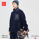  UNIQLO 优衣库 男装仿羊羔绒摇粒绒拉链外套(长袖)445812　