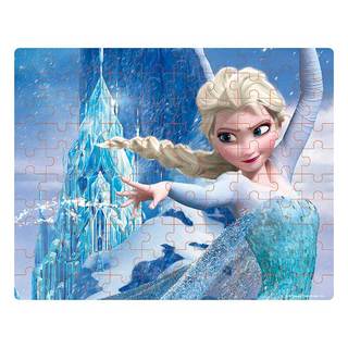 《迪士尼卡通全明星铁盒拼图书·冰雪奇缘:失控的魔法》(礼盒装、100片)