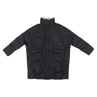 KAMA卡玛年新款冬季外套加厚衣蓬蓬保暖面包服羽绒服8420703（M、黑色）