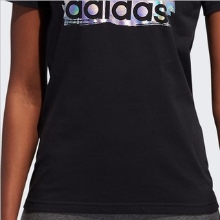 adidas 阿迪达斯 SEE U SS TEE 女子运动T恤 ED8169 黑色 XS