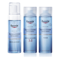 Eucerin 优色林 舒安清润护肤套装 (保湿清爽水200ml+洁面泡沫150ml+保湿洁肤液200ml)