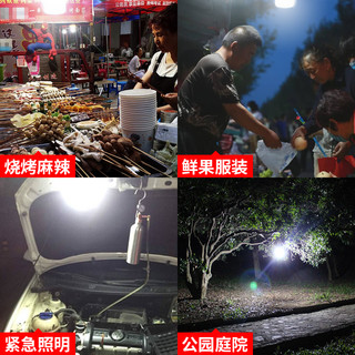 地摊应急灯led家用充电式移动便捷式节能灯泡户外夜市照明摆摊灯