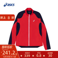 ASICS亚瑟士男式运动夹克外套跑步梭织夹克上衣2011C050-601