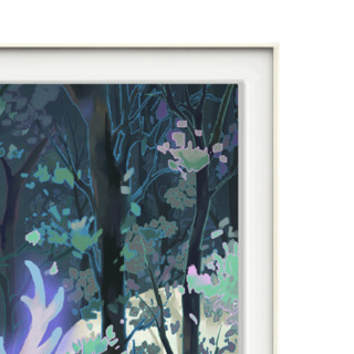 阿斯蒙迪 于帆 梦影少女系列《梦鹿》53x74.6cm 2020 版画纸