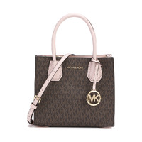 MICHAEL KORS 迈克·科尔斯 MERCER系列 女士手提托特包 35S1GM9M2B 棕色/粉色 中号