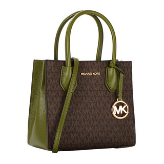 MICHAEL KORS 迈克·科尔斯 MERCER系列 女士手提托特包 35S1GM9M2B 绿色 中号