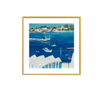 买买艺术 王海燕《西班牙.瓦伦西亚海滩》系列艺术版画 尺寸50*50cm
