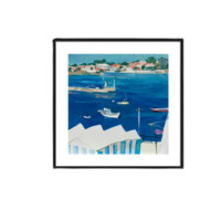 买买艺术 王海燕《西班牙.瓦伦西亚海滩NO.2》50x50cm 版画纸 黑色铝合金框