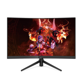 PHILIPS 飞利浦 242M7 23.6英寸 VA 曲面 FreeSync 显示器 (1920*1080、144Hz、121.4%sRGB)