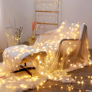 星星灯串小彩灯闪灯串灯满天星卧室氛围灯饰房间布置圣诞新年装饰